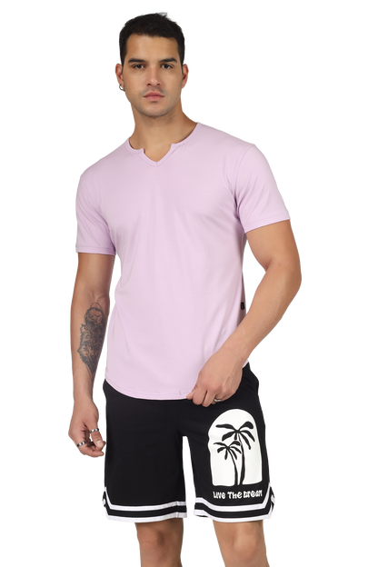 Viking Regular Fit T-Shirt (Lilac) - Wearduds