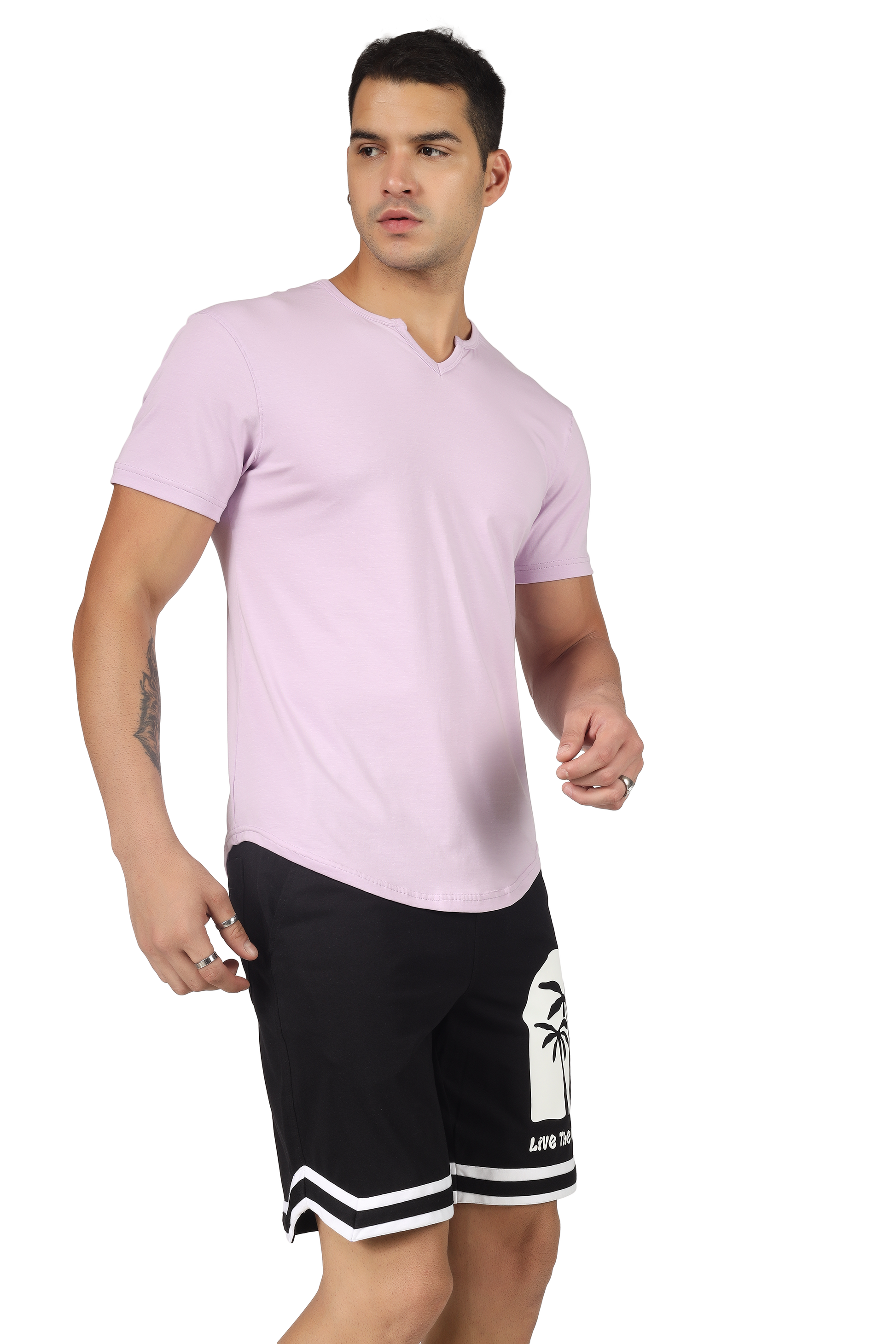 Viking Regular Fit T-Shirt (Lilac) - Wearduds