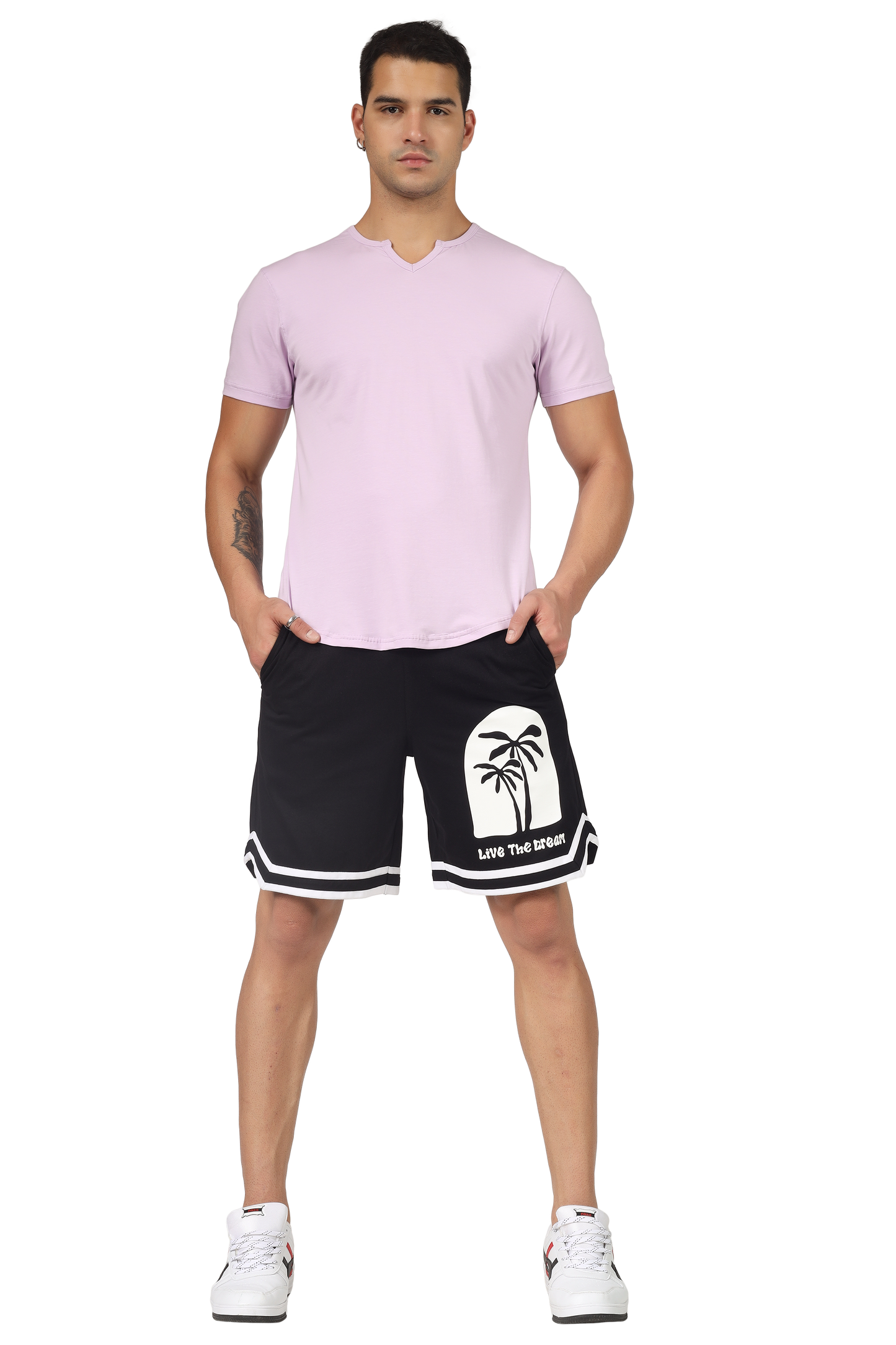 Viking Regular Fit T-Shirt (Lilac) - Wearduds