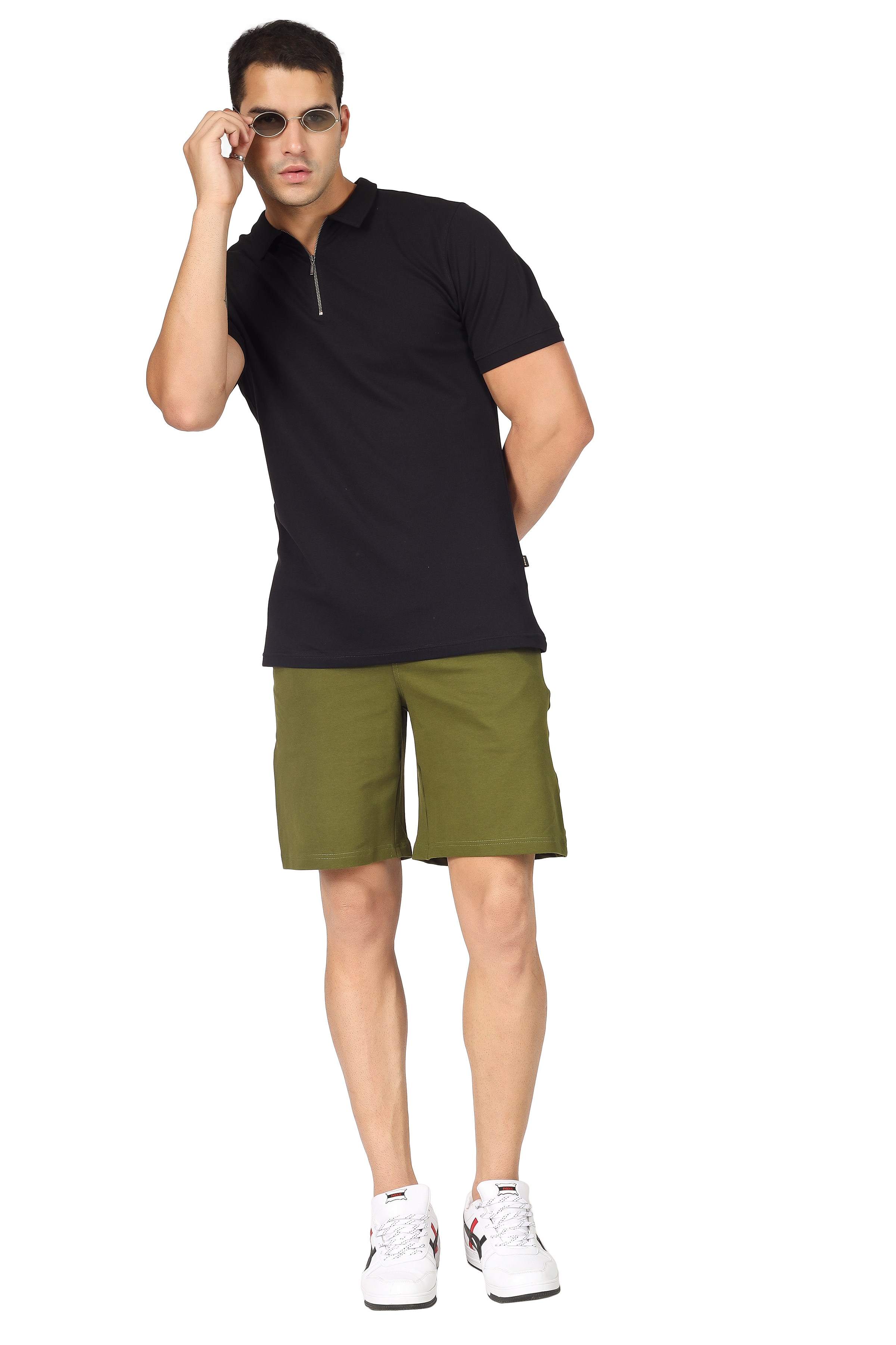 Regular Fit Shorts (Military Green) - Wearduds