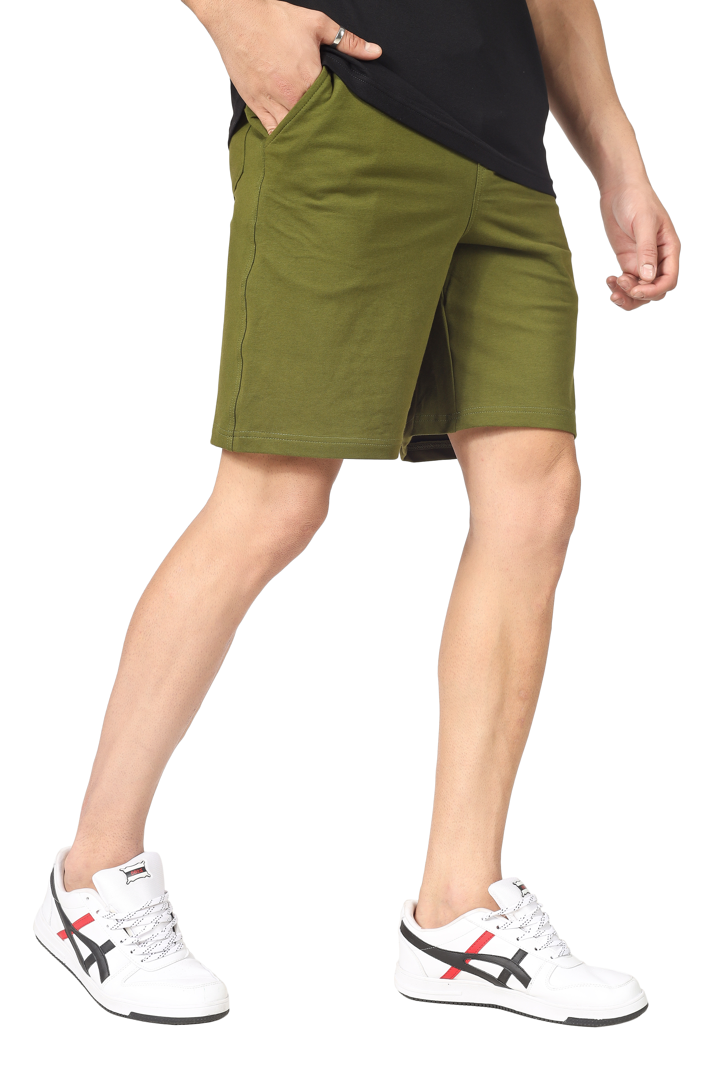 Regular Fit Shorts (Military Green) - Wearduds