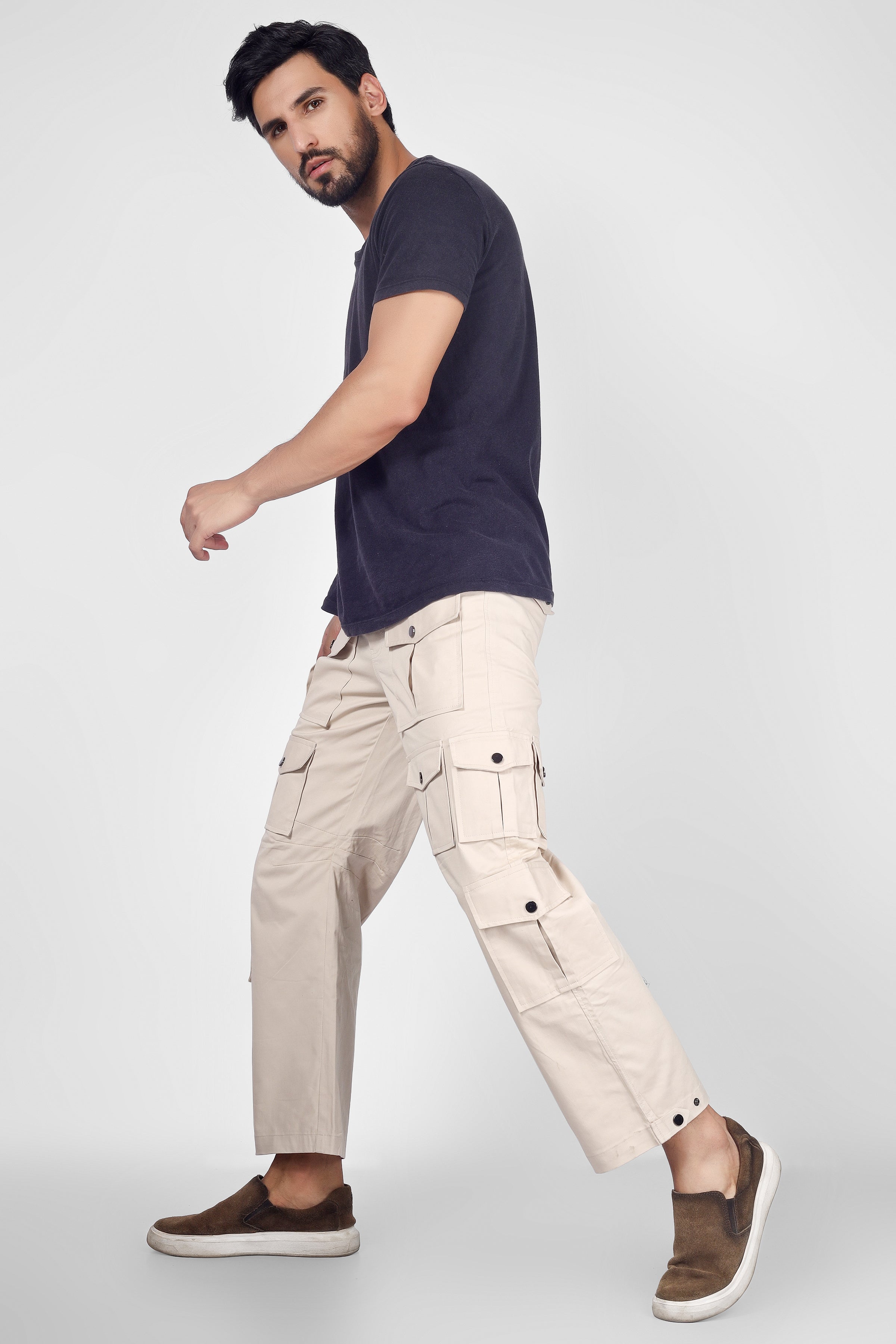 Arcadia White 14 Pocket Cargo pants - Wearduds