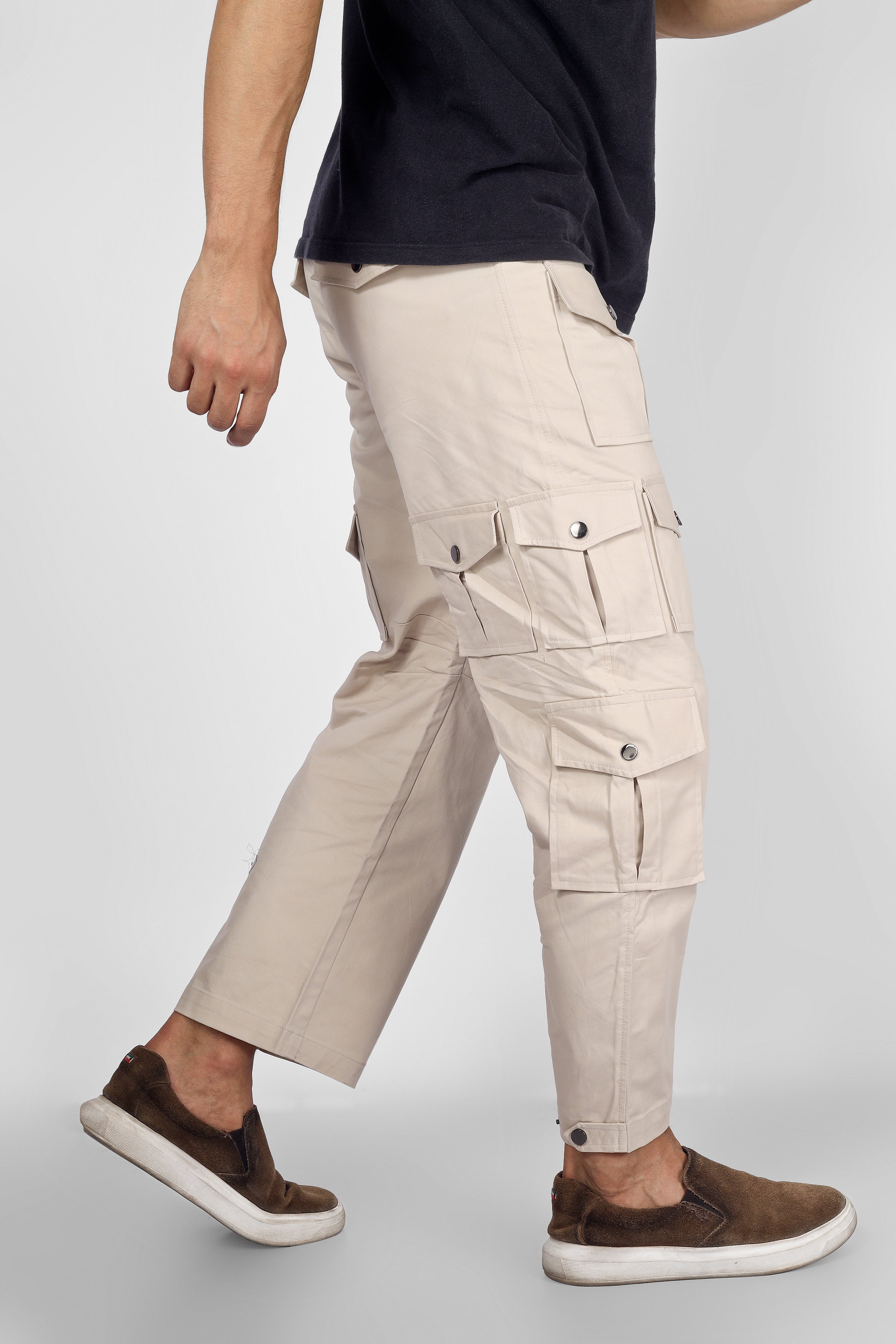 Arcadia White 14 Pocket Cargo pants - Wearduds