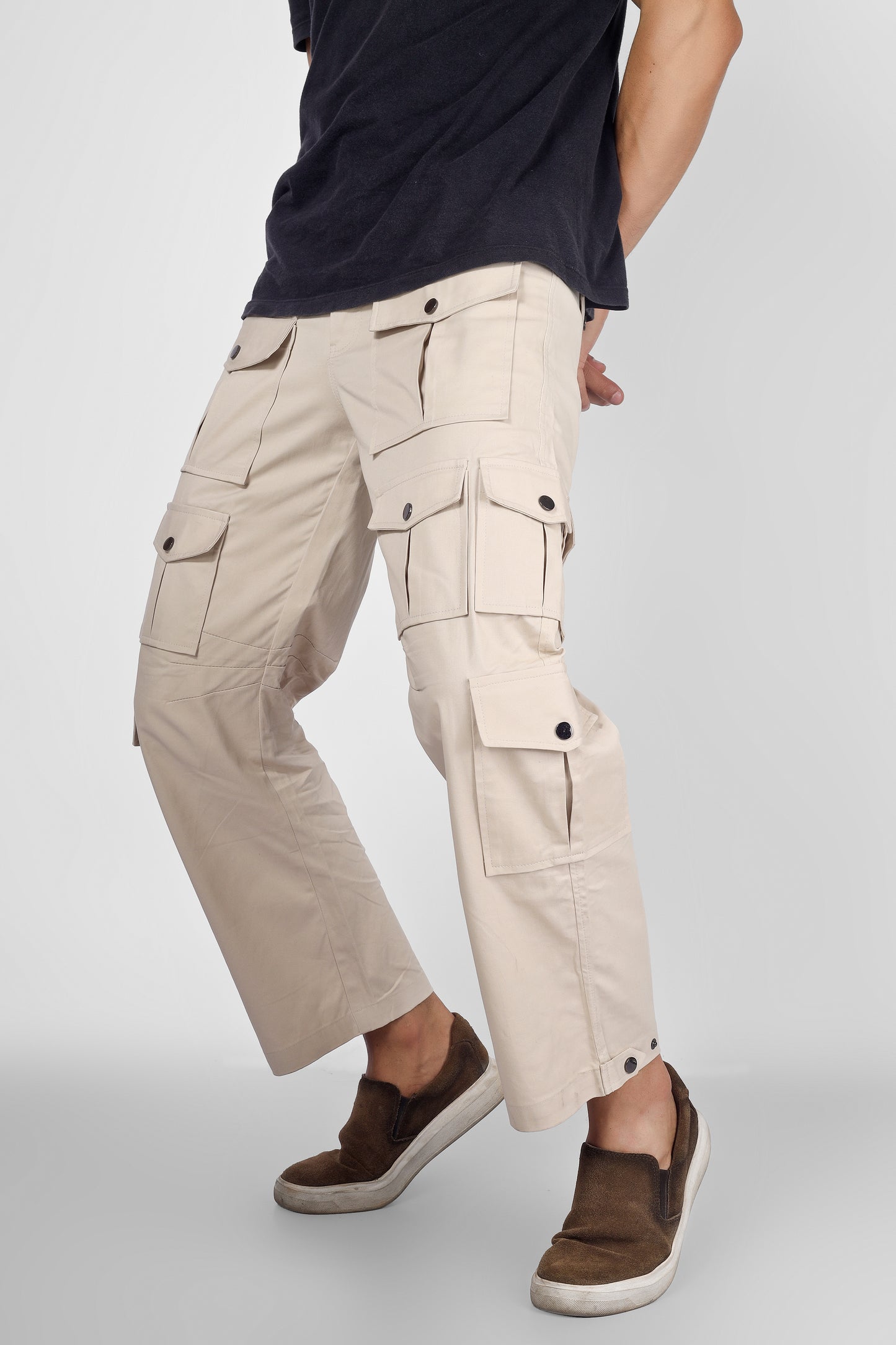 Arcadia White 14 Pocket Cargo pants - Wearduds