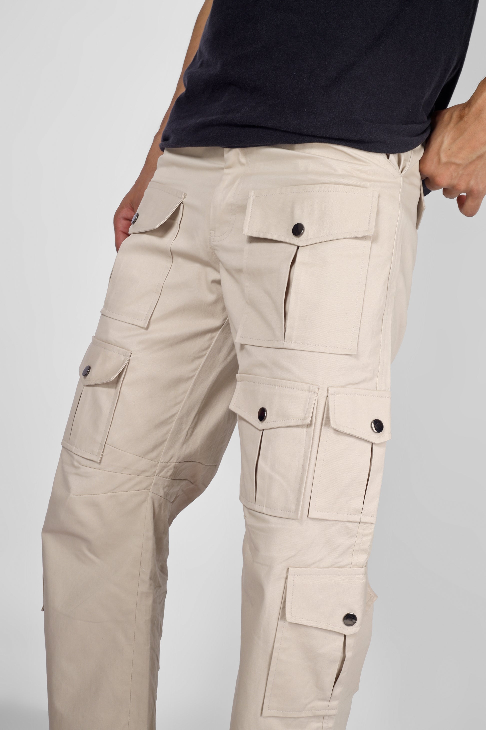 Arcadia White 14 Pocket Cargo pants - Wearduds