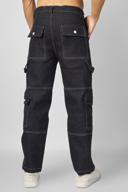 copy of oxford blue cargo pants with 6 pocket