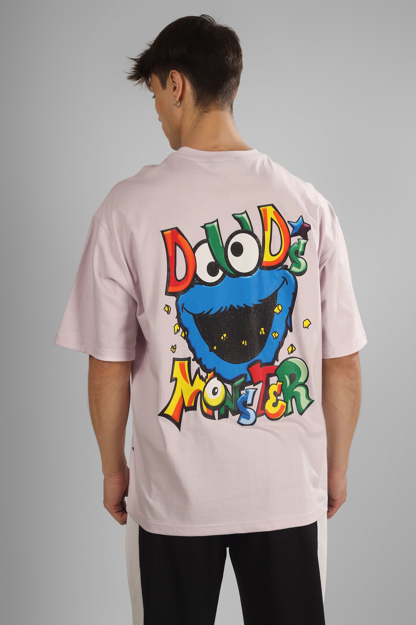 Duds Monster Over-Sized T-Shirt (Pale Pink)
