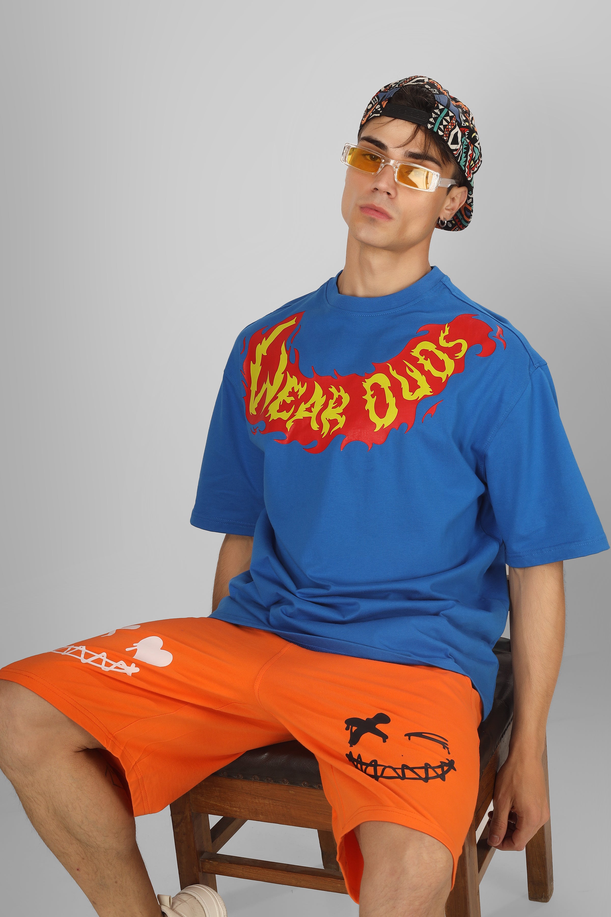 Duds Van Over-Sized T-Shirt (Royal Blue)