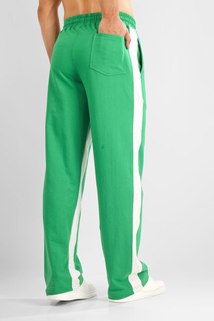 SIDE SEAM BAGGY JOGGER (GREEN)