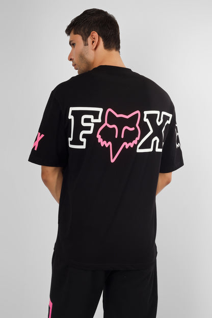 Fox Over-Sized T-Shirt (Black)