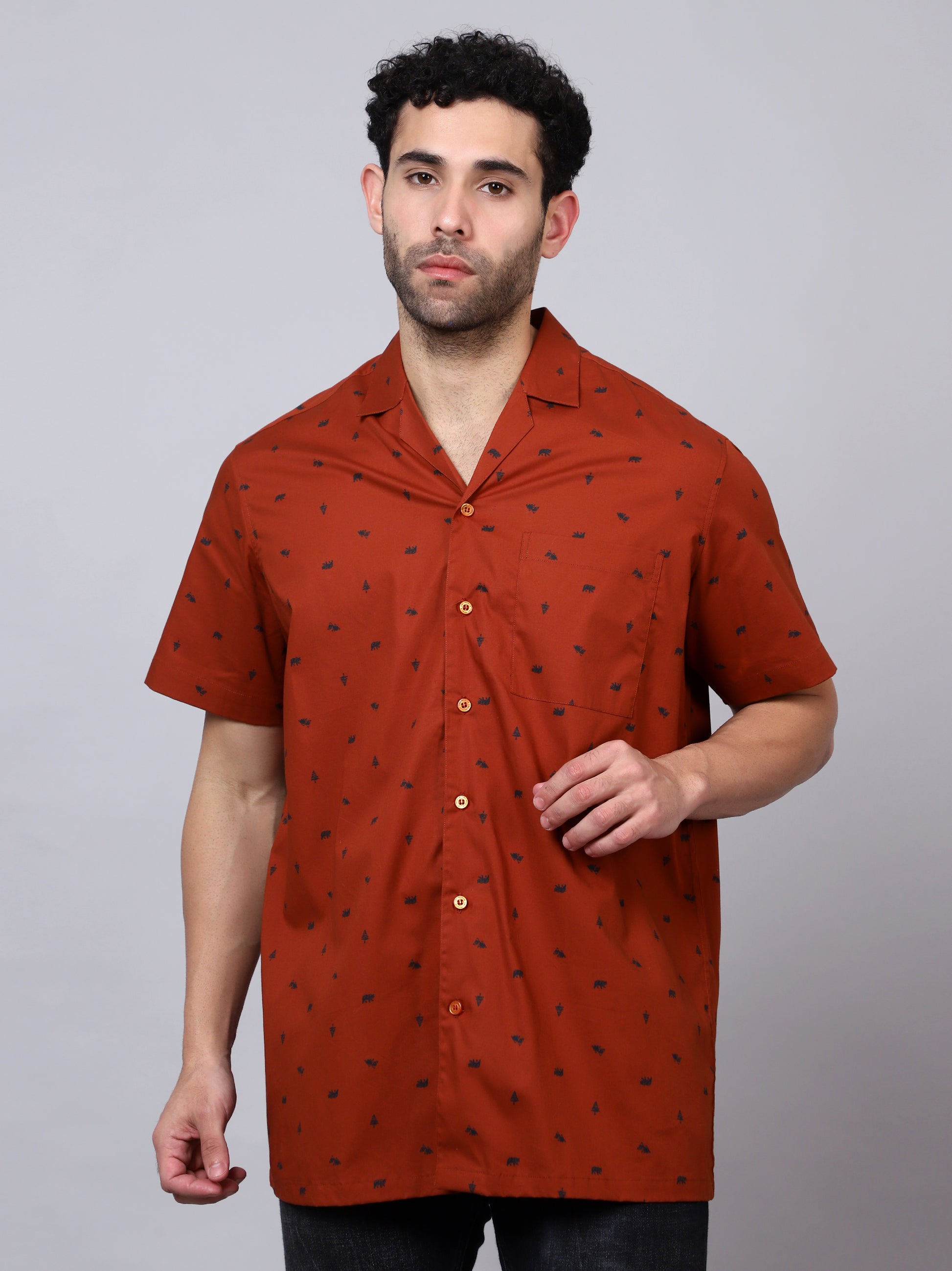 red cuban shirt