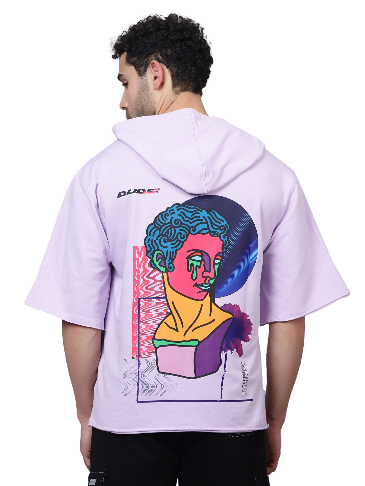 Drip God Kimono sleeve All season Hoodies T-Shirt (Lilac) - Wearduds