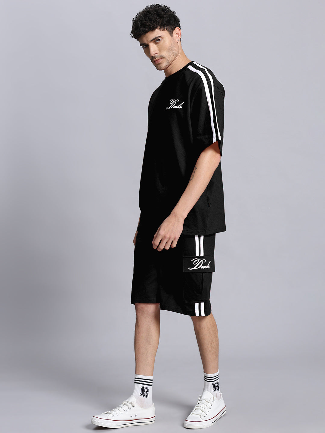 SCOTIA SUMMER CO-ORD SET (BLACK)