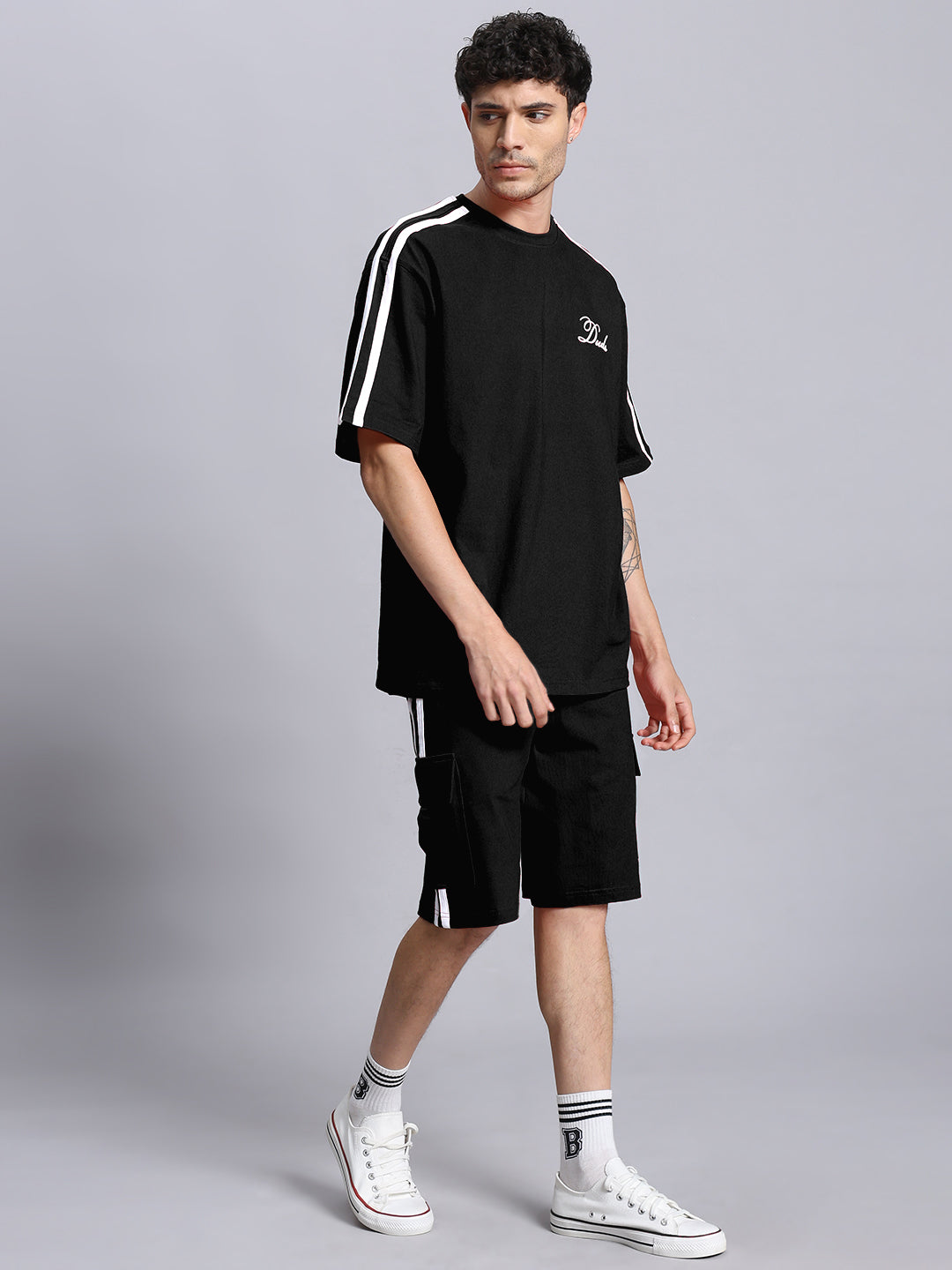 SCOTIA SUMMER CO-ORD SET (BLACK)