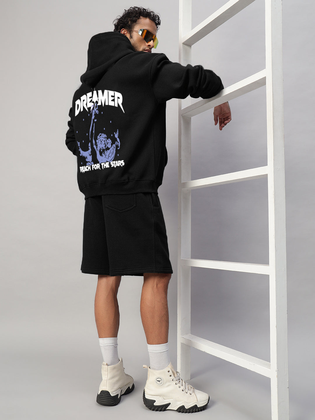 Dreamer Fleece Hoodie (Black)