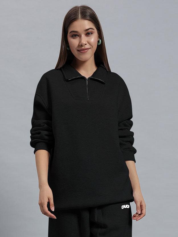 WOMEN'S BONA-FIDE SWEATSHIRT (BLACK)