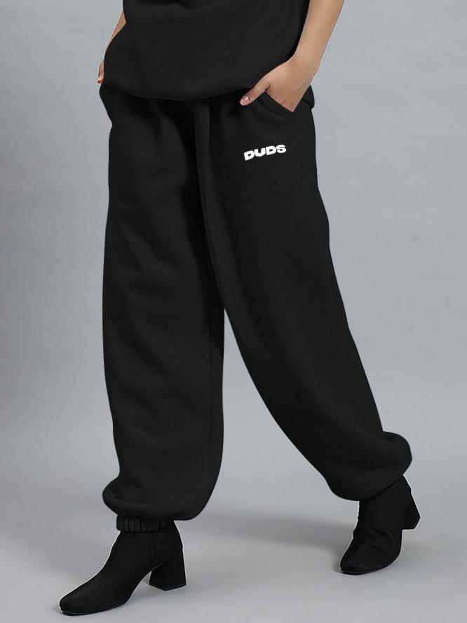 WOMEN'S BONA-FIDE FLEECE PANT (BLACK)