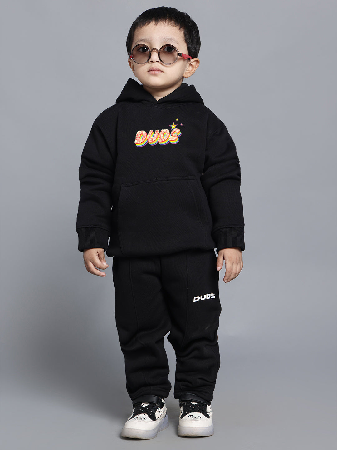 BORN TO SHINE CO-ORD FOR BOYS & GIRLS (BLACK)