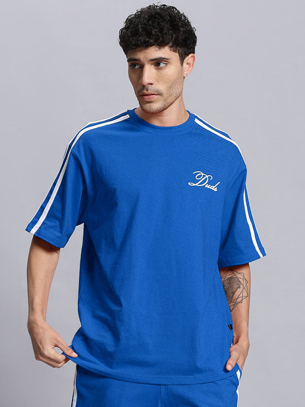 SCOTIA OVER-SIZED T-SHIRT (BLUE)