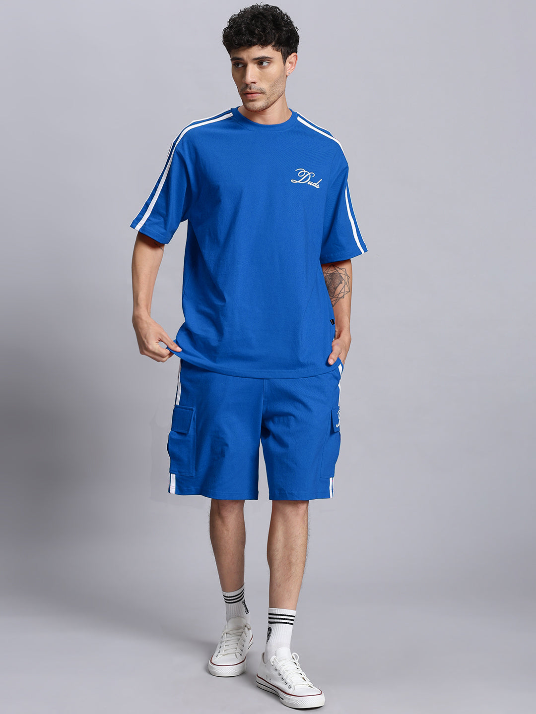 SCOTIA SUMMER CO-ORD SET (BLUE)