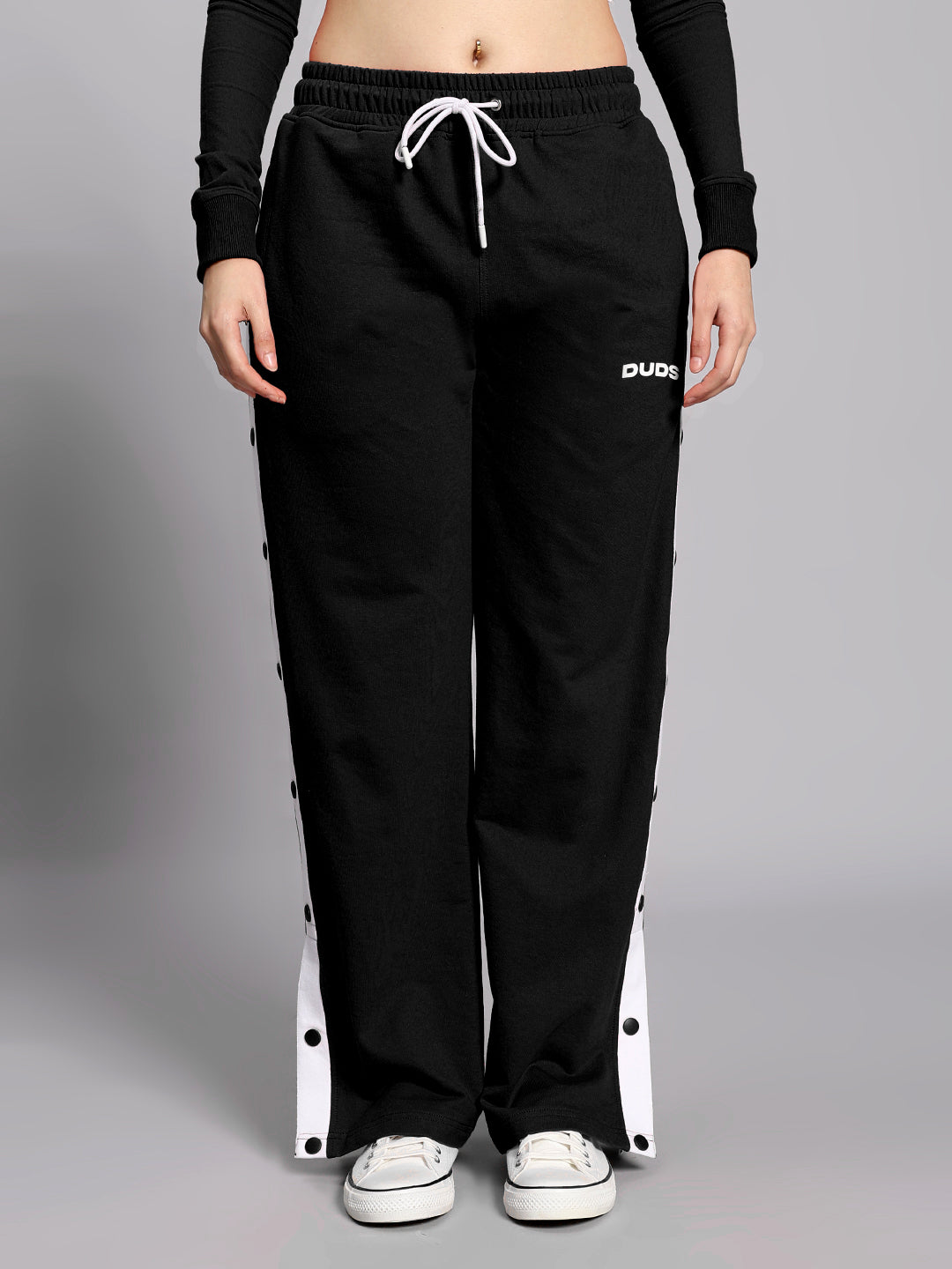 WOMEN'S EZEL CO-ORD SET (BLACK-WHITE)