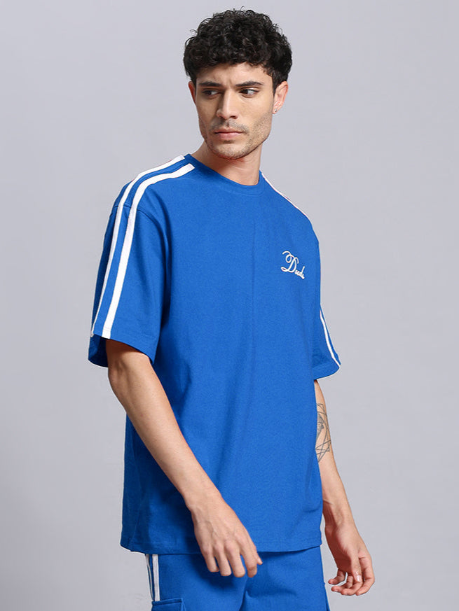 SCOTIA OVER-SIZED T-SHIRT (BLUE)