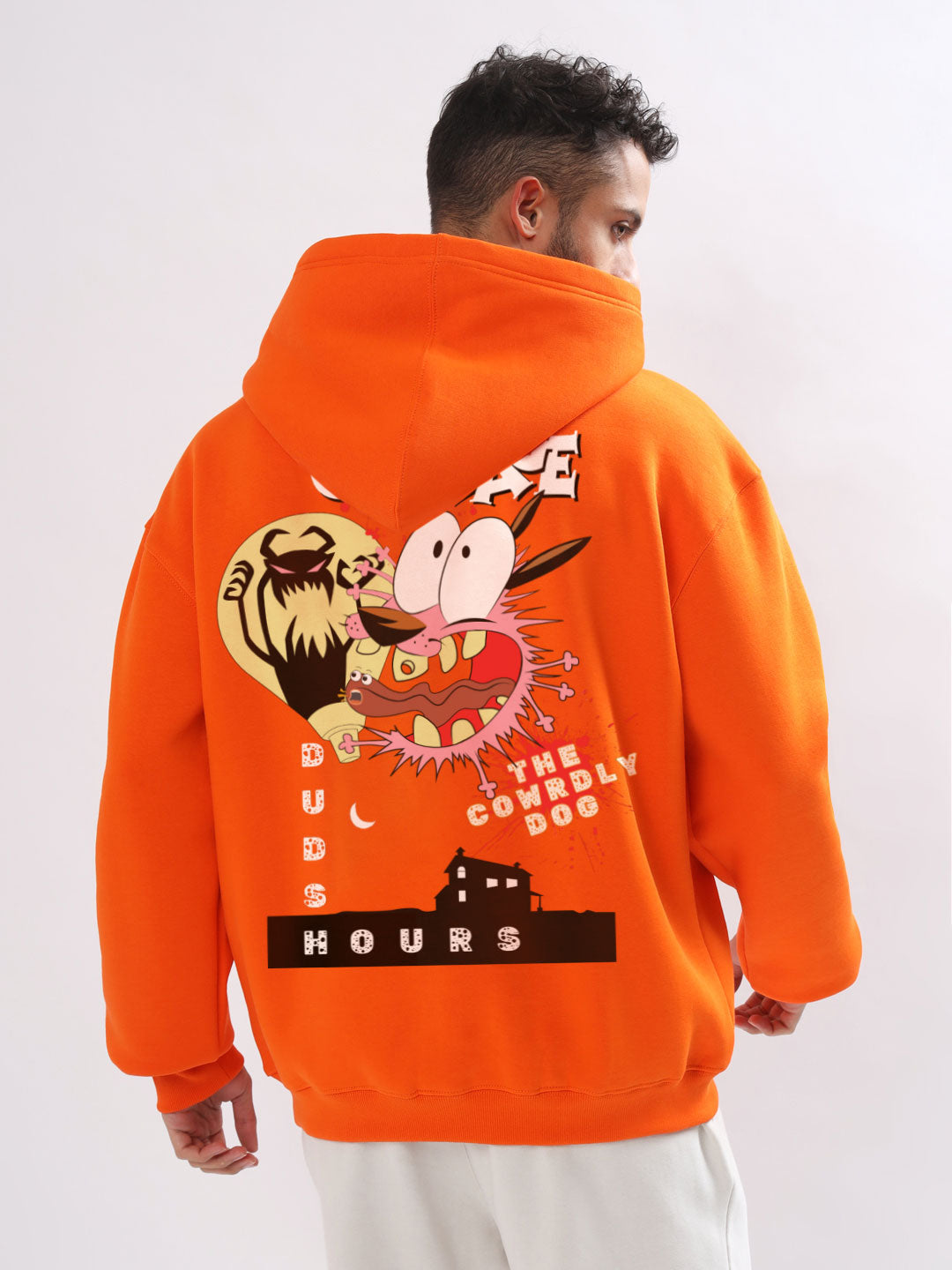 Courage Oversized Hoodie (Orange)