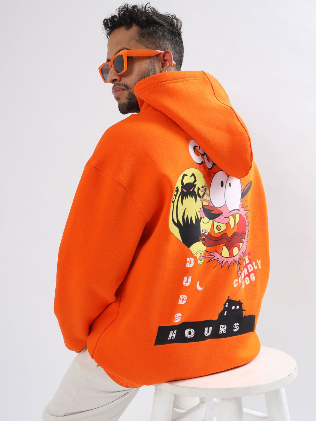 Courage Oversized Hoodie (Orange)