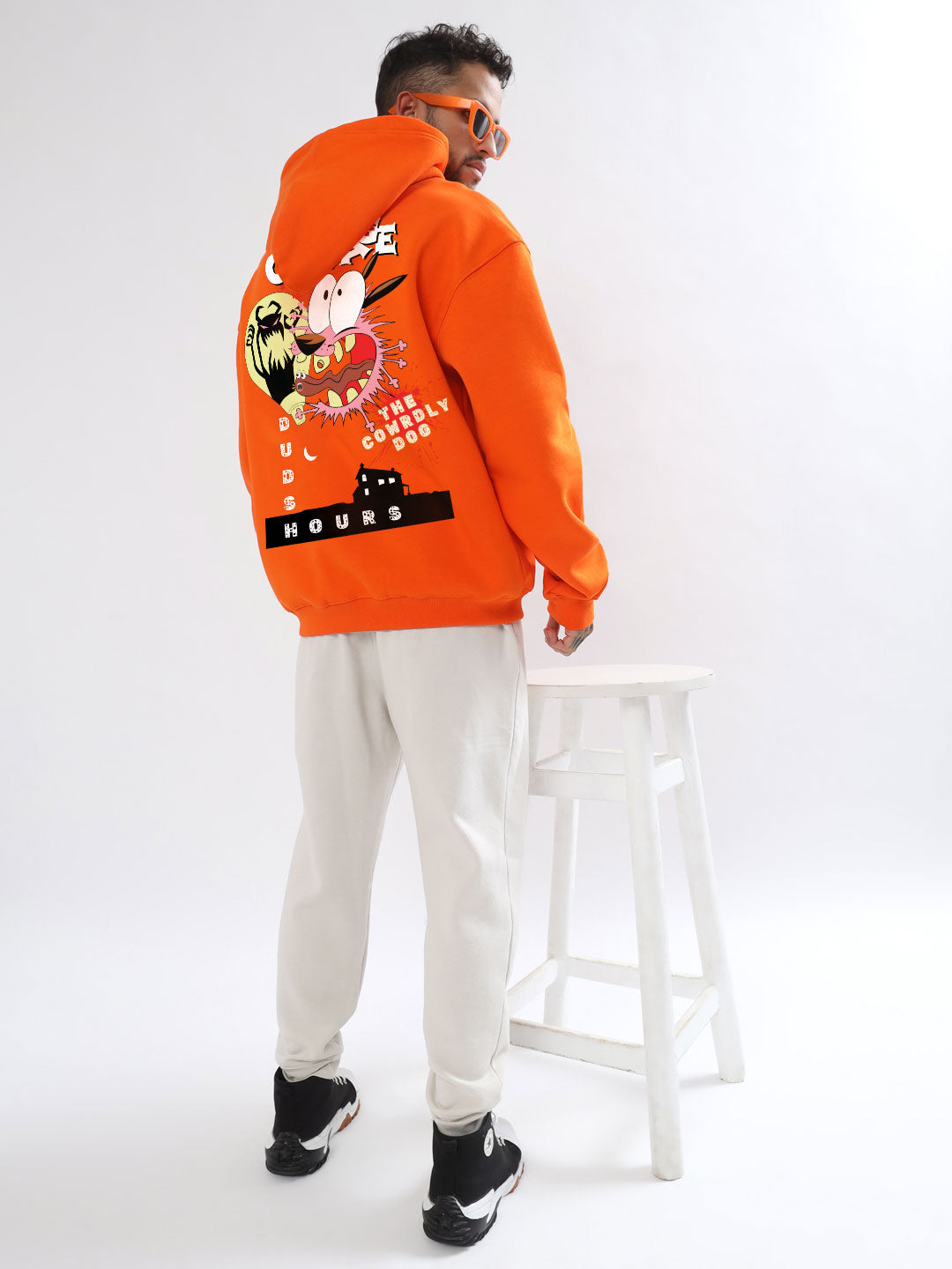 Courage Oversized Hoodie (Orange)