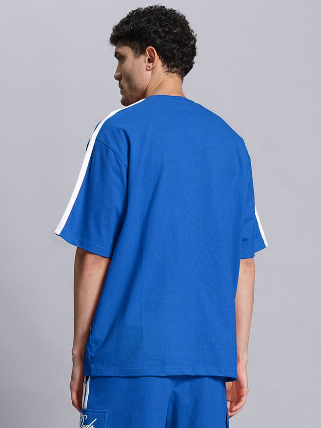 SCOTIA OVER-SIZED T-SHIRT (BLUE)