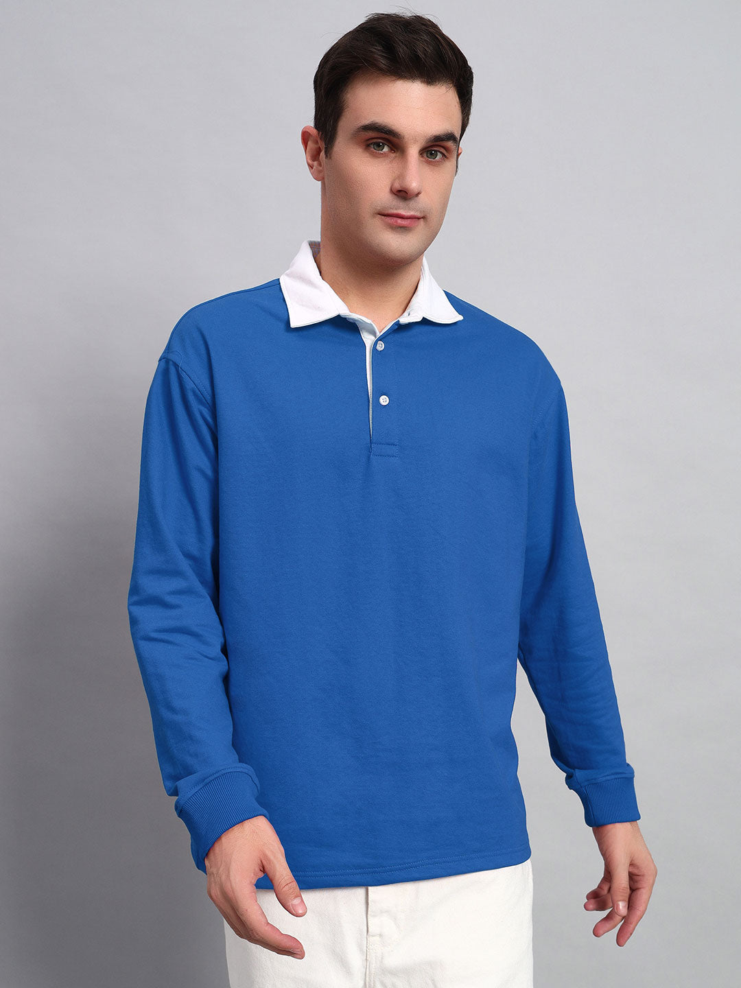 Sagol Polo Oversized Sweatshirt (R Blue)