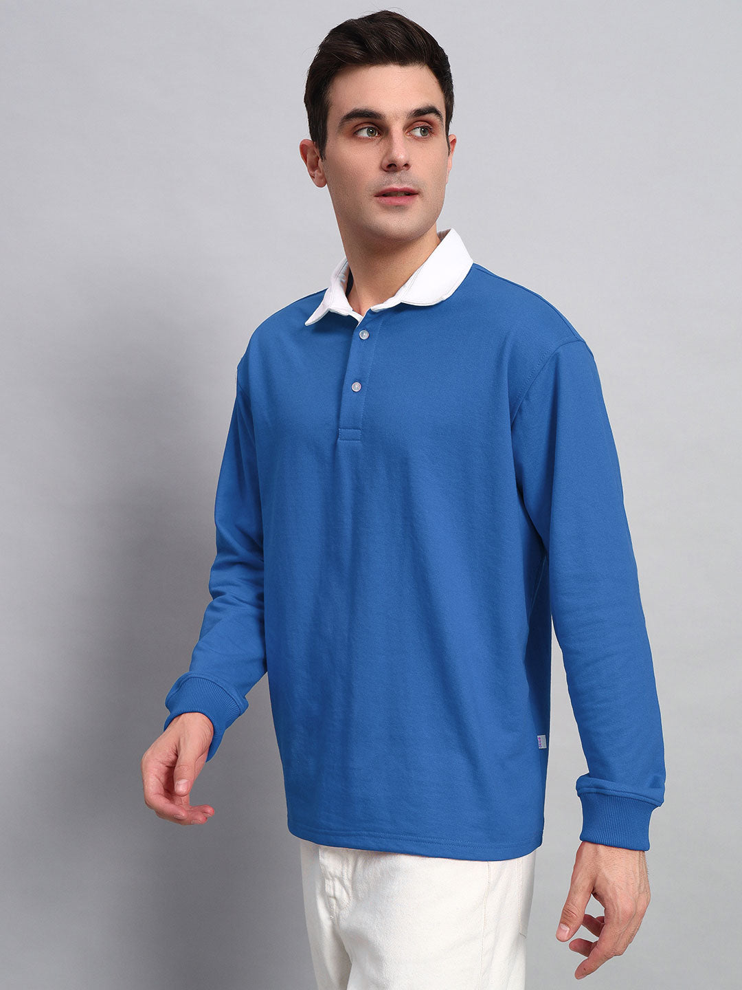 Sagol Polo Oversized Sweatshirt (R Blue)