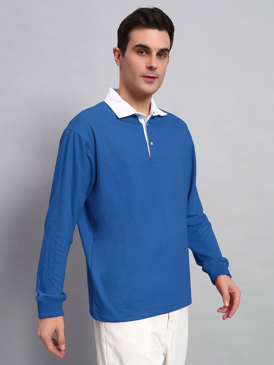 Sagol Polo Oversized Sweatshirt (R Blue)