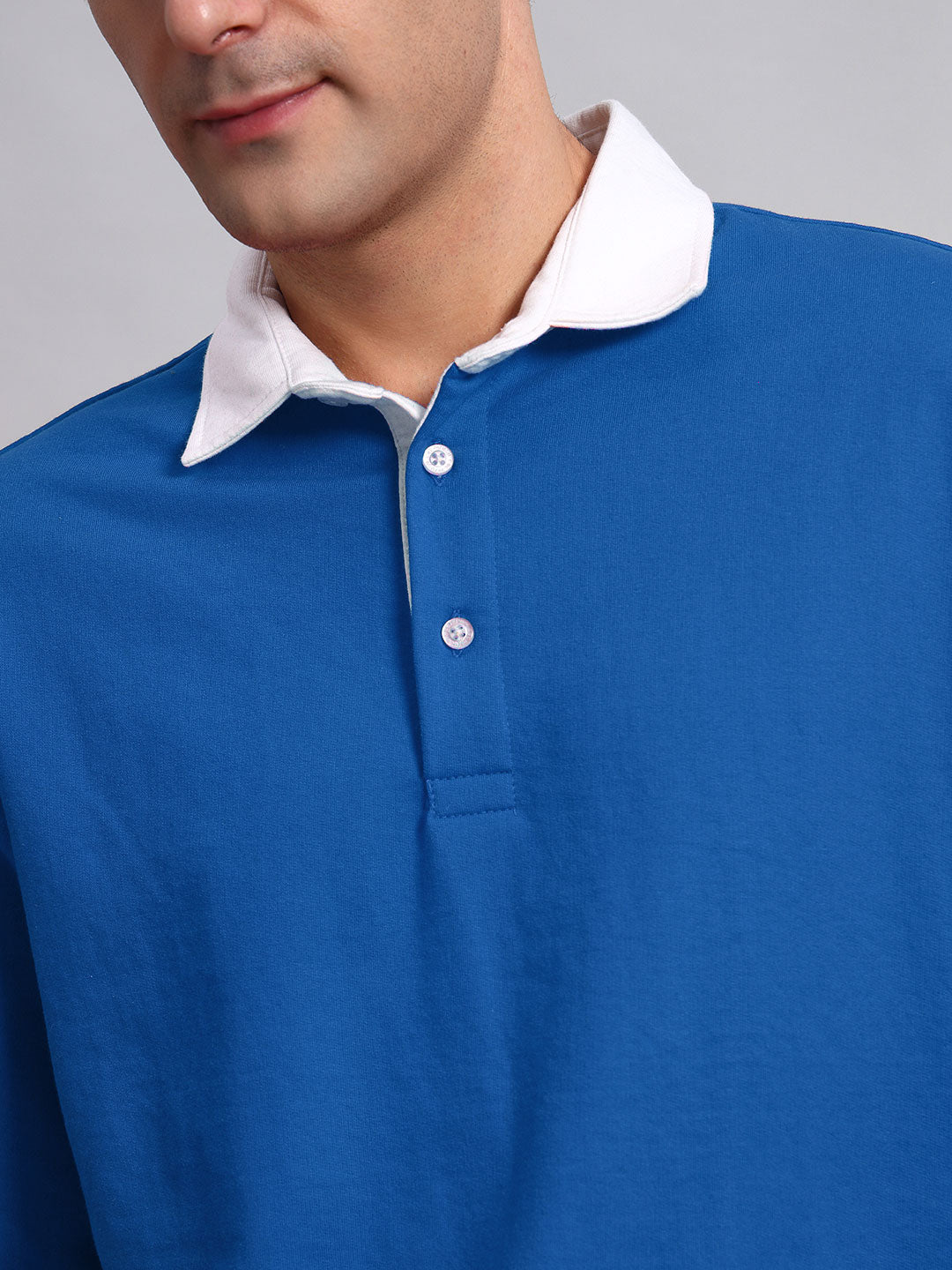 Sagol Polo Oversized Sweatshirt (R Blue)