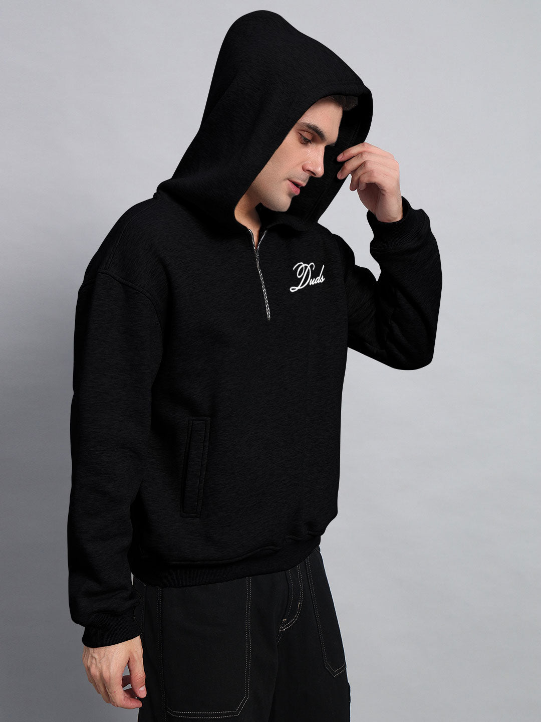 Amarillo Fleece Hoodie (Black)