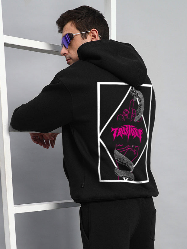 TRUSTISSUE OVERSIZED HOODIE (BLACK)