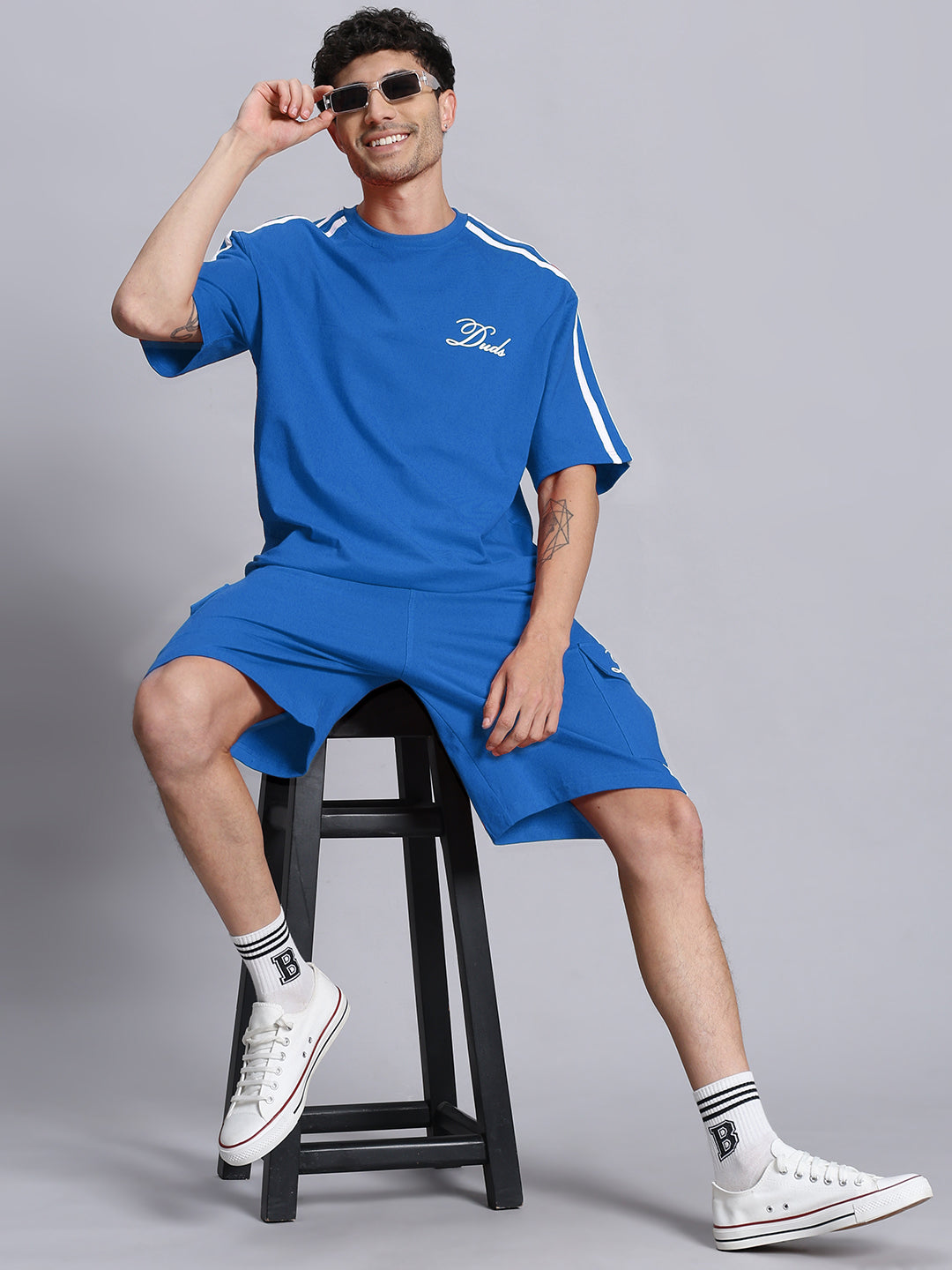 SCOTIA SUMMER CO-ORD SET (BLUE)