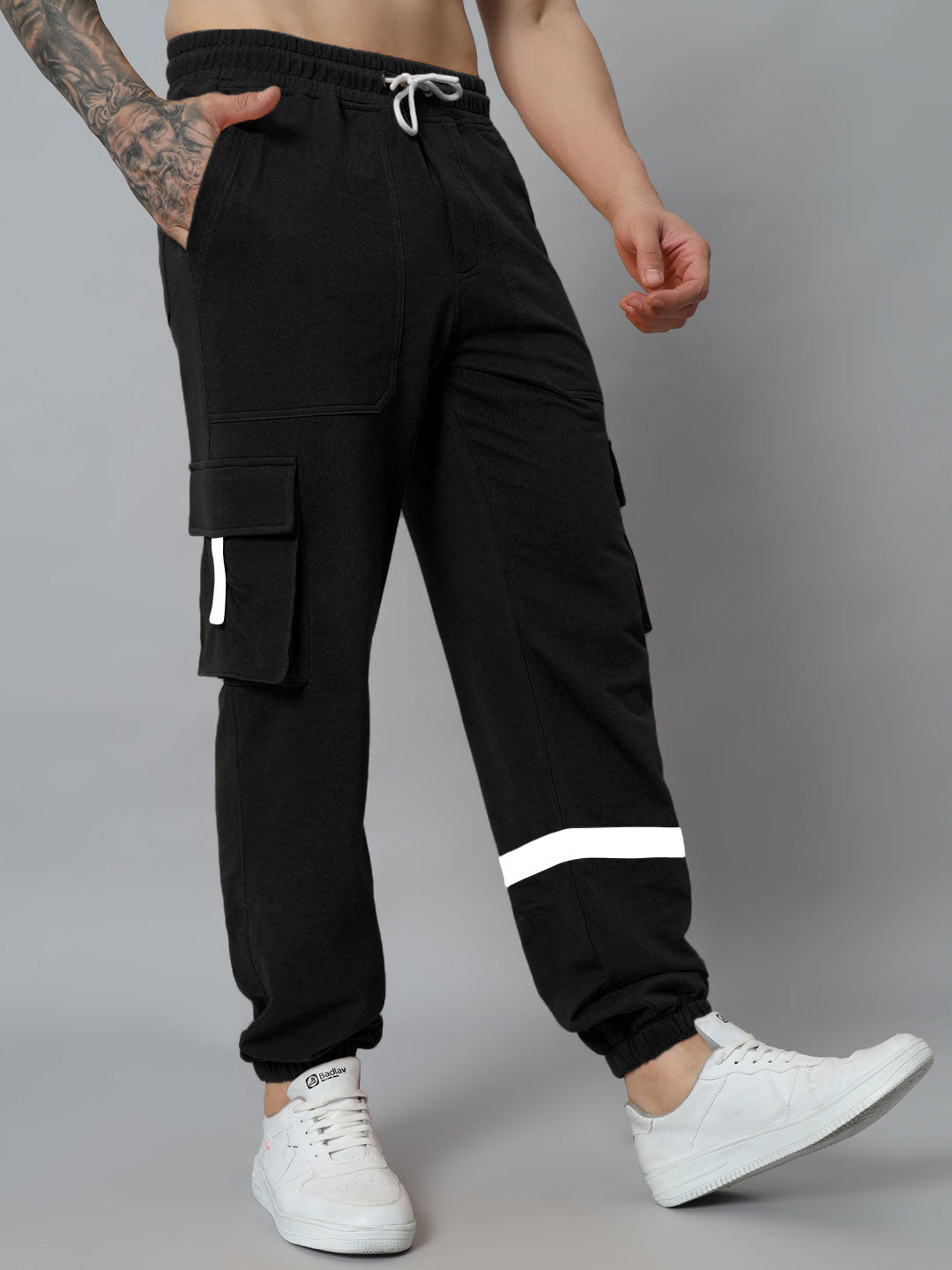 Edifice Relaxed Fit Cargo Pant (Black)