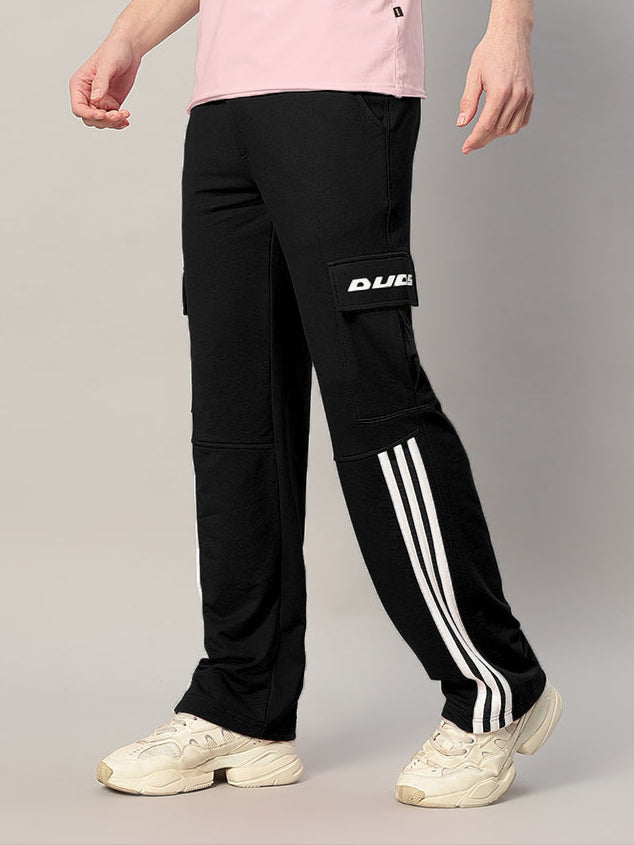 REDROIT 5 POCKET RELAXED FIT JOGGERS (BLACK)