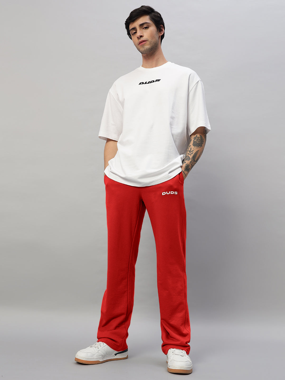 NEW ERA RELAXED FIT JOGGERS (RED)