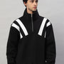 CROSSBAR COLORBLOCK JACKET (BLACK-WHITE)