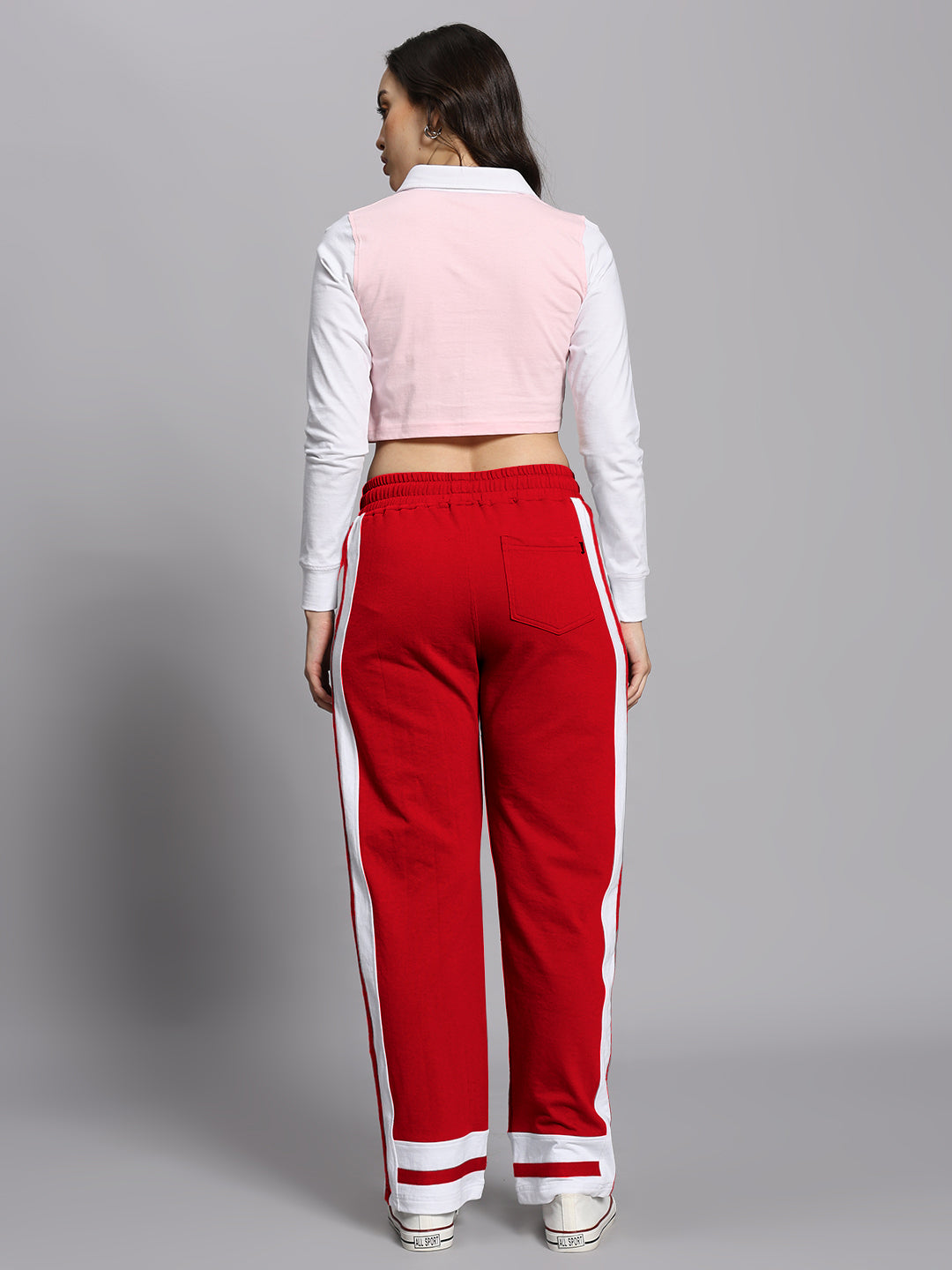 WOMEN'S FLORA CO-ORD SET (PINK RED)