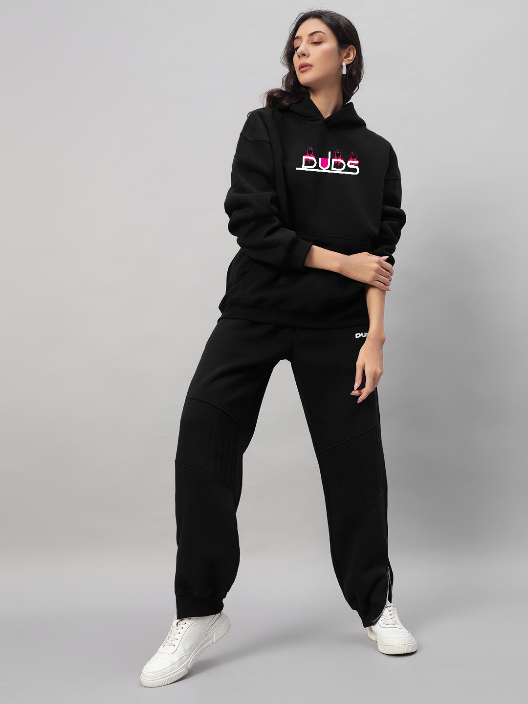 Women's Squid Game Oversized Hoodie (Black)