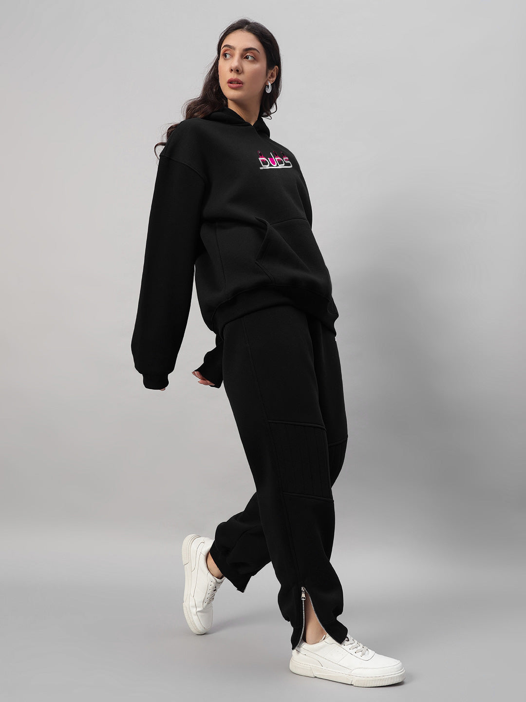 Women's Squid Game Oversized Hoodie (Black)