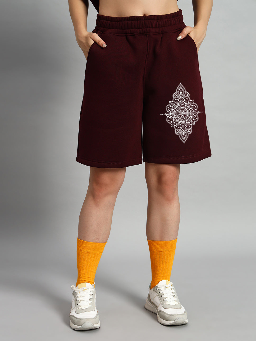 Women's Yantra Fleece Co-Ord (Wine)