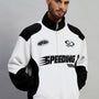 SPEEDING COLORBLOCK JACKET (BLACK)