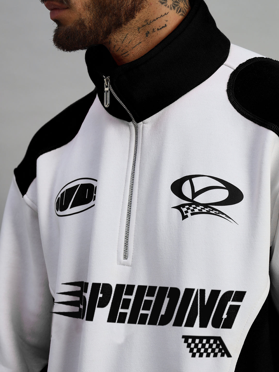 SPEEDING COLORBLOCK JACKET (BLACK)