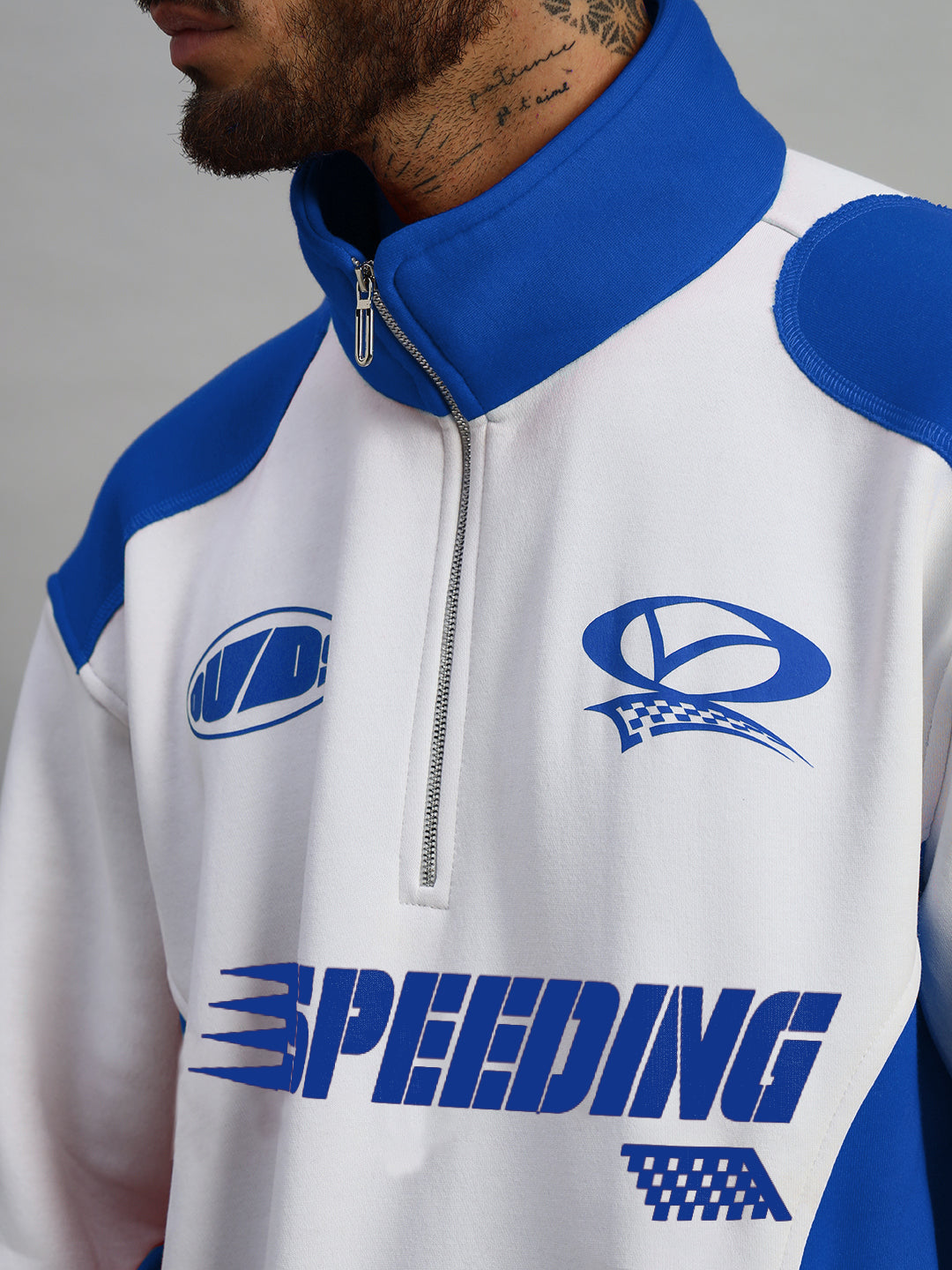 SPEEDING COLORBLOCK JACKET (ROYAL BLUE)