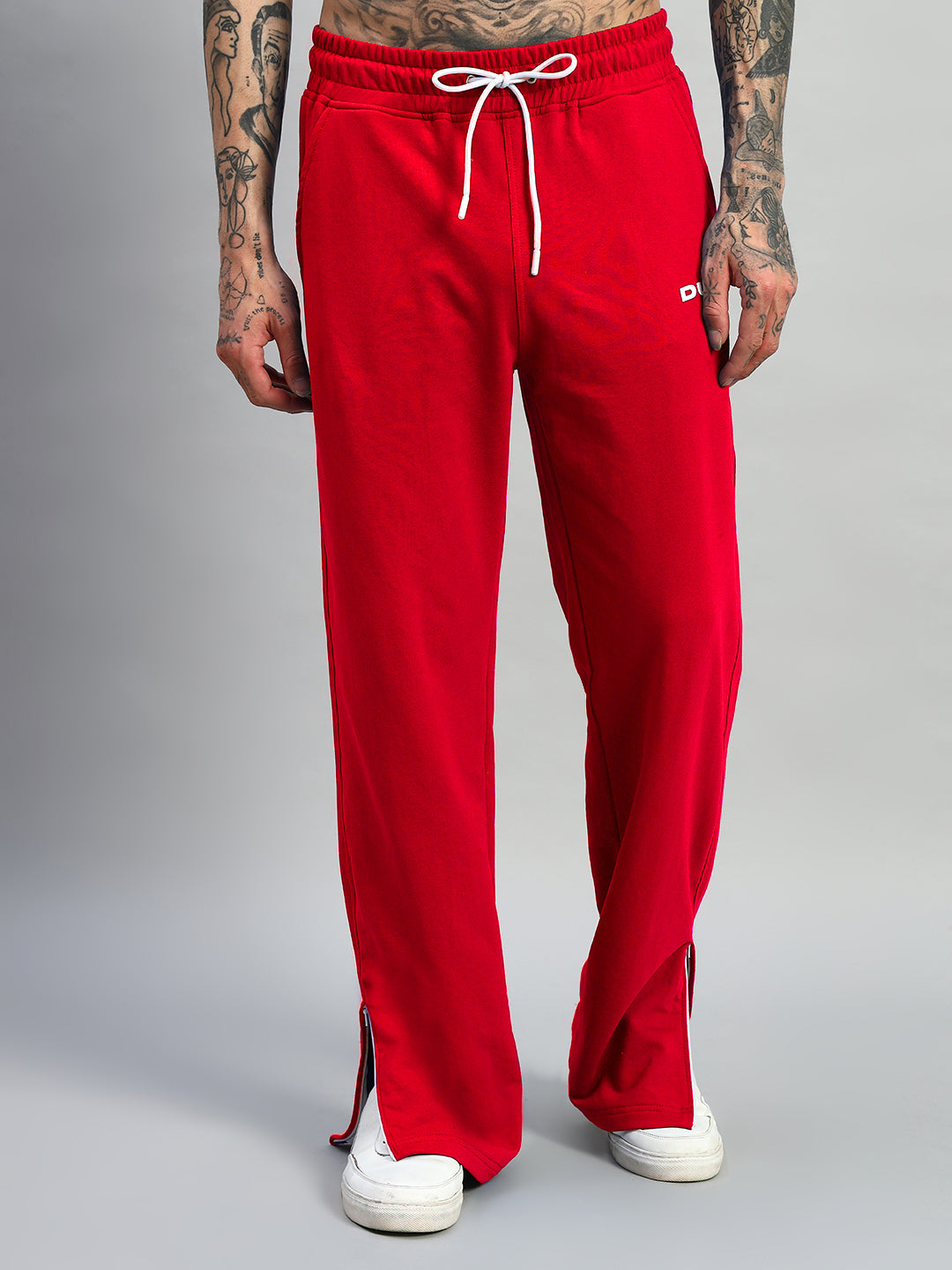 HERSHEY SIDE SLIT JOGGERS (RED)