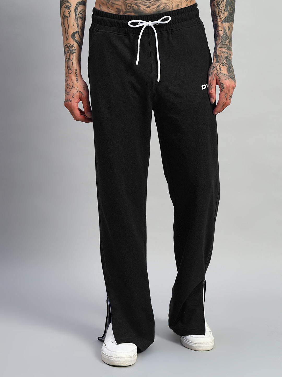 HERSHEY SIDE SLIT JOGGERS (BLACK)